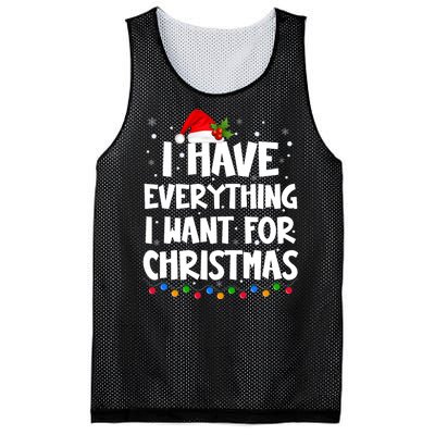 I Have Everything I Want For Christmas Its Me IM Everything Mesh Reversible Basketball Jersey Tank