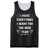 I Have Everything I Want For New Year 2025 Matching Couples Mesh Reversible Basketball Jersey Tank