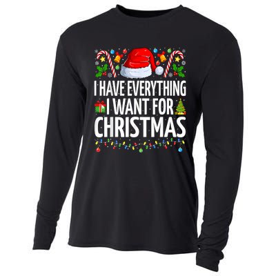 I Have Everything I Want For Christmas Couple Pajama Couples Cooling Performance Long Sleeve Crew