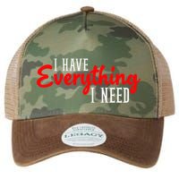 I Have Everything I Need I Am Everything Matching Couple Legacy Tie Dye Trucker Hat