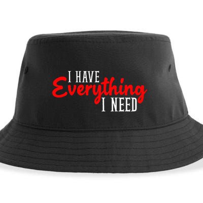 I Have Everything I Need I Am Everything Matching Couple Sustainable Bucket Hat