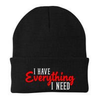 I Have Everything I Need I Am Everything Matching Couple Beanie