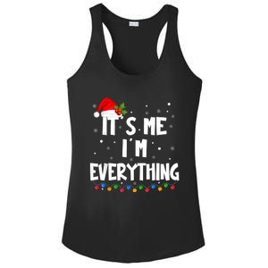 I Have Everything I Want For Christmas Its Me IM Everything Ladies PosiCharge Competitor Racerback Tank