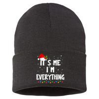 I Have Everything I Want For Christmas Its Me IM Everything Sustainable Knit Beanie