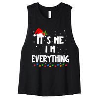 I Have Everything I Want For Christmas Its Me IM Everything Women's Racerback Cropped Tank