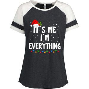 I Have Everything I Want For Christmas Its Me IM Everything Enza Ladies Jersey Colorblock Tee