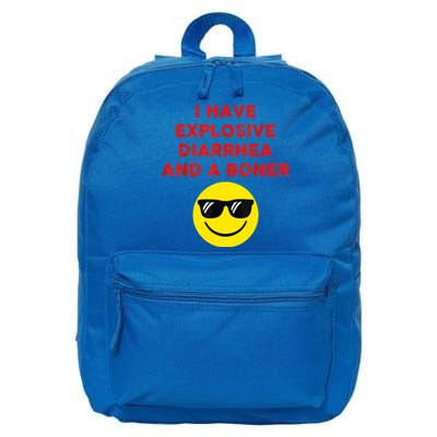 I Have Explosive Diarrhea And A Boner 16 in Basic Backpack
