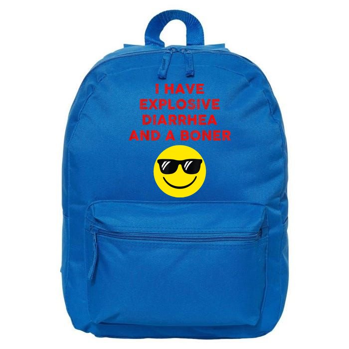 I Have Explosive Diarrhea And A Boner 16 in Basic Backpack