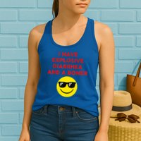 I Have Explosive Diarrhea And A Boner Womens Tank Top
