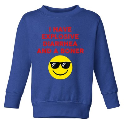 I Have Explosive Diarrhea And A Boner Toddler Sweatshirt