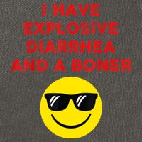 I Have Explosive Diarrhea And A Boner Cotton Canvas Backpack