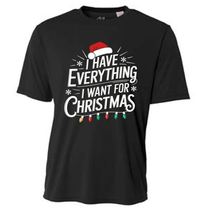 I Have Everything I Want For Christmas Couples Matching Cooling Performance Crew T-Shirt