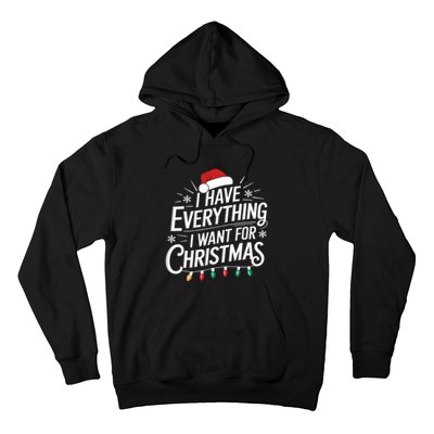 I Have Everything I Want For Christmas Couples Matching Hoodie