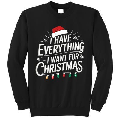 I Have Everything I Want For Christmas Couples Matching Sweatshirt