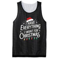 I Have Everything I Want For Christmas Couples Matching Mesh Reversible Basketball Jersey Tank