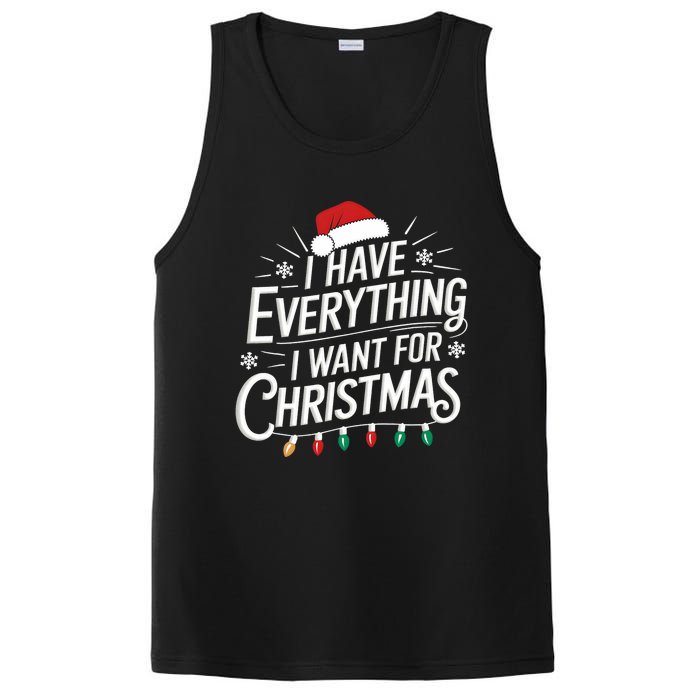 I Have Everything I Want For Christmas Couples Matching PosiCharge Competitor Tank