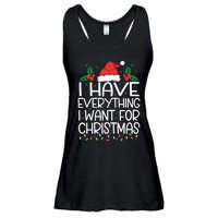 I Have Everything I Want For Christmas Its Me IM Everything Ladies Essential Flowy Tank