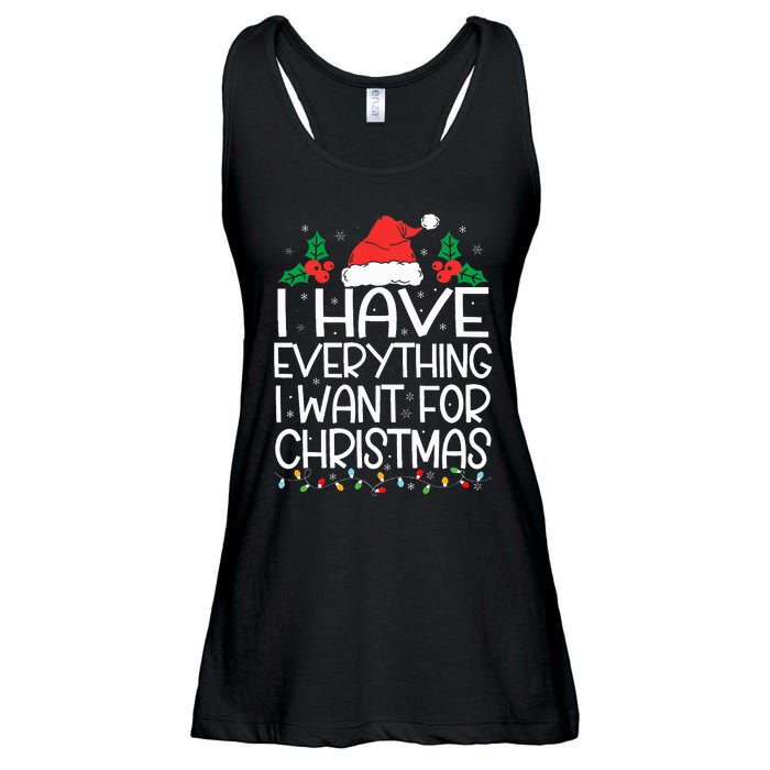 I Have Everything I Want For Christmas Its Me IM Everything Ladies Essential Flowy Tank