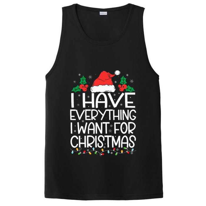 I Have Everything I Want For Christmas Its Me IM Everything PosiCharge Competitor Tank