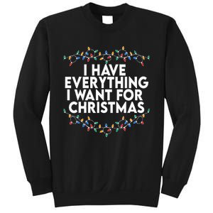 I Have Everything I Want For Christmas Its Me IM Everything Sweatshirt