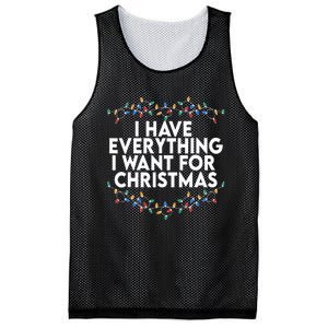 I Have Everything I Want For Christmas Its Me IM Everything Mesh Reversible Basketball Jersey Tank