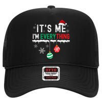 I Have Everything For Christmas And ItS Me Matching Couple High Crown Mesh Back Trucker Hat