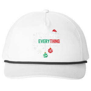 I Have Everything For Christmas And ItS Me Matching Couple Snapback Five-Panel Rope Hat