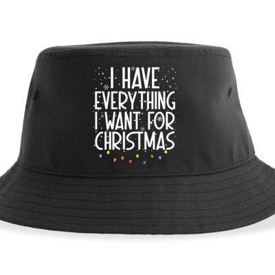 I Have Everything I Want For Christmas Festive Sustainable Bucket Hat
