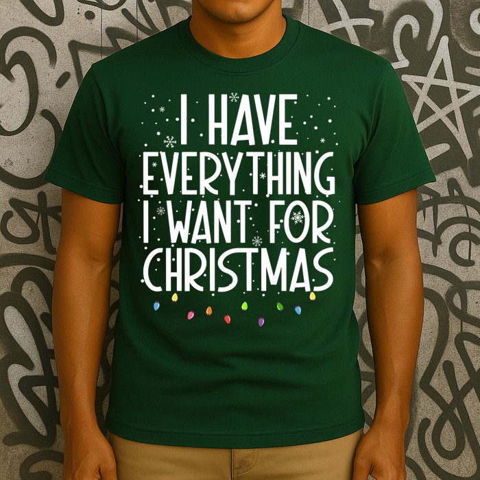 I Have Everything I Want For Christmas Festive T-Shirt