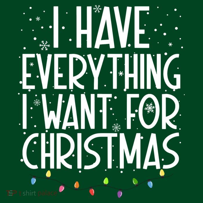 I Have Everything I Want For Christmas Festive Visor