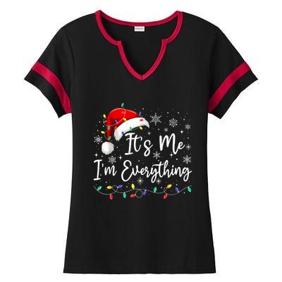 I Have Everything I Want For Christmas For Christmas Its Me Im Everything Ladies Halftime Notch Neck Tee