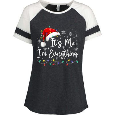 I Have Everything I Want For Christmas For Christmas Its Me Im Everything Enza Ladies Jersey Colorblock Tee