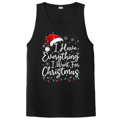 I Have Everything I Want For Christmas Its Me IM Everything PosiCharge Competitor Tank