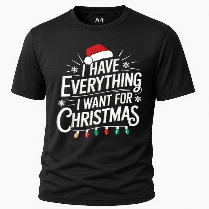 I Have Everything I Want For Christmas Couples Matching Cooling Performance Crew T-Shirt