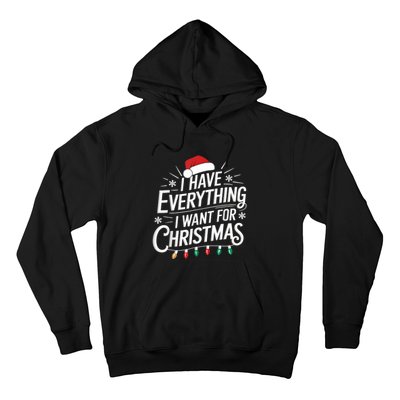 I Have Everything I Want For Christmas Couples Matching Hoodie