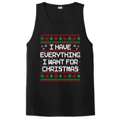 I Have Everything I Want For Christmas Couples Matching PosiCharge Competitor Tank