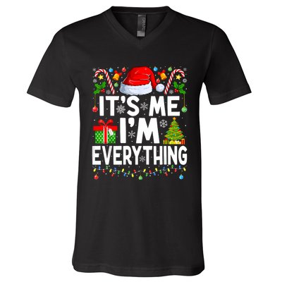 I Have Everything I Want For Christmas Couple Xmas Couples V-Neck T-Shirt