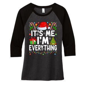 I Have Everything I Want For Christmas Couple Xmas Couples Women's Tri-Blend 3/4-Sleeve Raglan Shirt