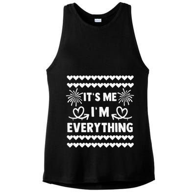 I Have Everything I Want For New Year 2025matching Couples Ladies PosiCharge Tri-Blend Wicking Tank
