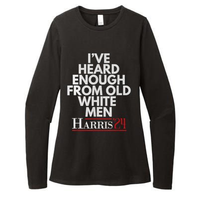 Ive Heard Enough From Old White Kamala Harris 2024 Womens CVC Long Sleeve Shirt