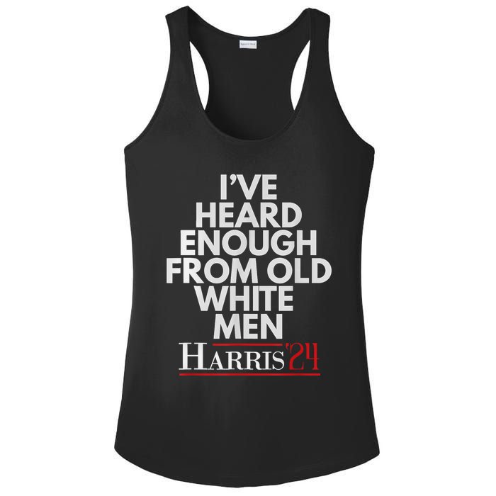 Ive Heard Enough From Old White Kamala Harris 2024 Ladies PosiCharge Competitor Racerback Tank