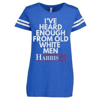 Ive Heard Enough From Old White Kamala Harris 2024 Enza Ladies Jersey Football T-Shirt