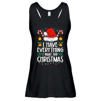 I Have Everything I Want For Christmas Its Me IM Everything Ladies Essential Flowy Tank