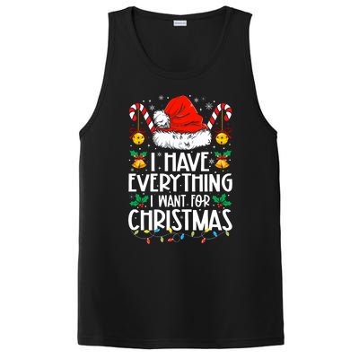 I Have Everything I Want For Christmas Its Me IM Everything PosiCharge Competitor Tank