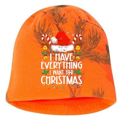 I Have Everything I Want For Christmas Its Me IM Everything Kati - Camo Knit Beanie