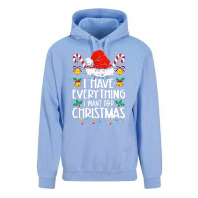 I Have Everything I Want For Christmas Its Me IM Everything Unisex Surf Hoodie