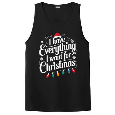 I Have Everything I Want For Christmas Its Me IM Everything PosiCharge Competitor Tank