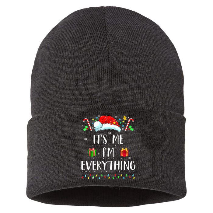 I Have Everything I Want For Christmas Its Me IM Everything Sustainable Knit Beanie