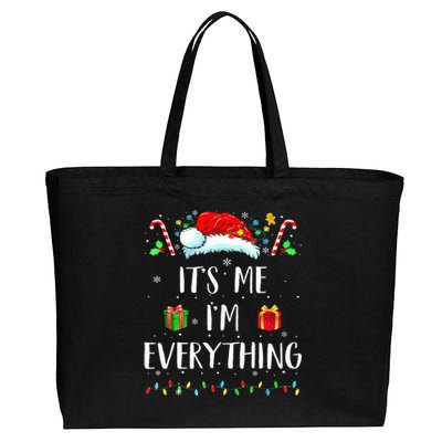 I Have Everything I Want For Christmas Its Me IM Everything Cotton Canvas Jumbo Tote