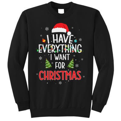 I Have Everything I Want For Christmas Its Me IM Everything Sweatshirt